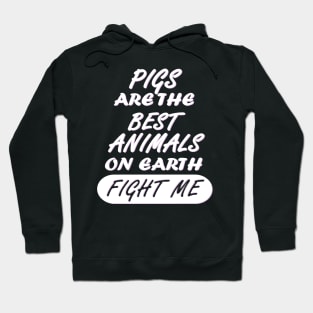 Pig piggy cute piglet farm Hoodie